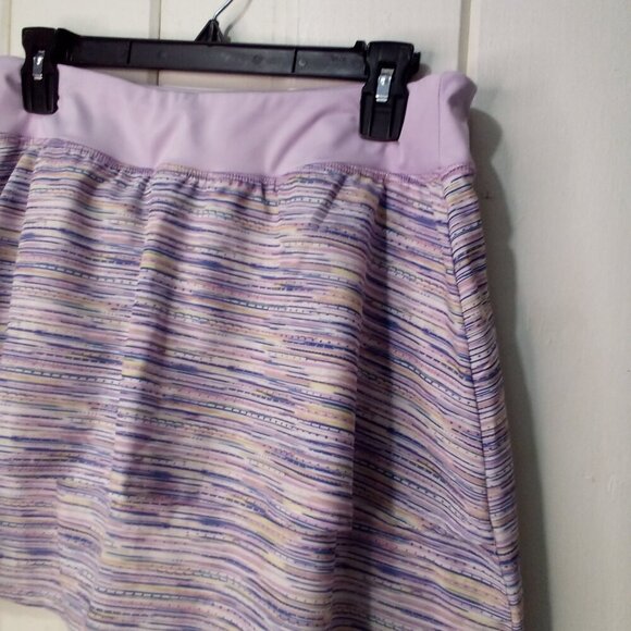 Zelos Skort Women M Skirt With Shorts Active Athletic Pattern Purple Blue - Picture 15 of 15